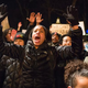 Protesters in Boston hold up their hands and chant “Hands up, don't shoot!” on Dec. 4, 2014, as they protest the decision by a Staten Island, N.Y., grand jury not to indict a police officer who used a choke hold in the death of Eric Garner in July.
Scott Eisen/Getty Images